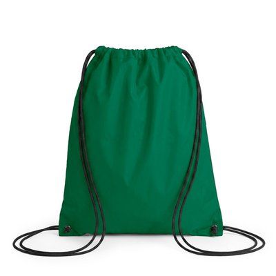 Mochila de cordones con ojales metálicos Verde Kelly