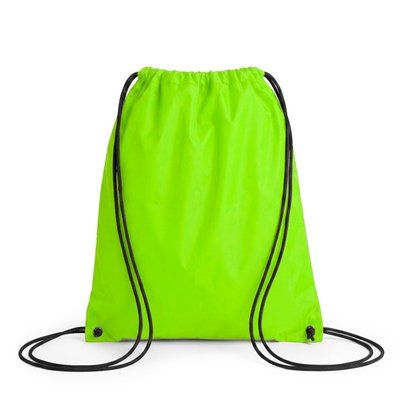 Mochila de cordones con ojales metálicos Verde Oasis