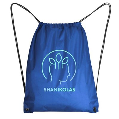 Mochila de cordones con ojales metálicos