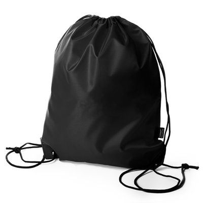 Mochila de cordones RPET Negro
