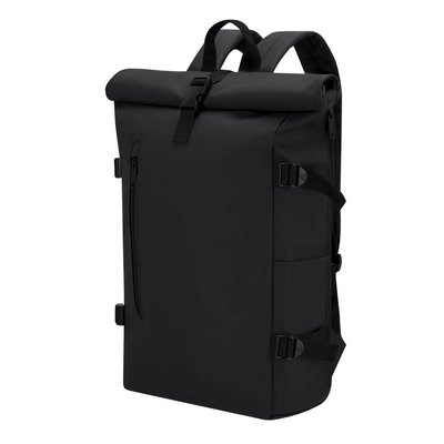Mochila con cremallera y hebilla