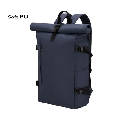 Mochila con cremallera y hebilla