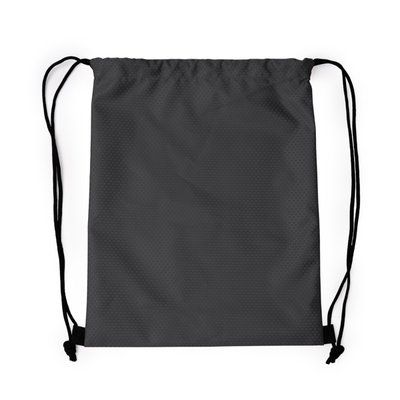Mochila de cuerdas ajustables 600D Ripstop Negro Talla Única Adulto