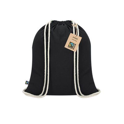 Mochila de cuerdas de algodón 140 g/m2 Neg