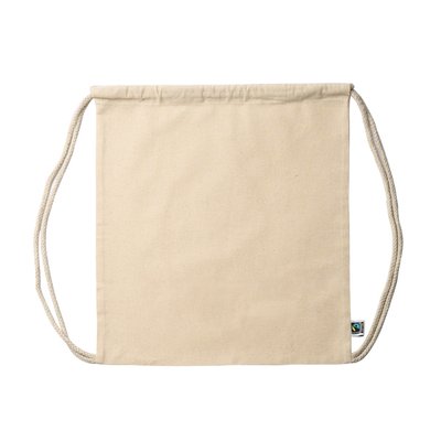 Mochila cuerdas de algodón Fairtrade 180 g/m²