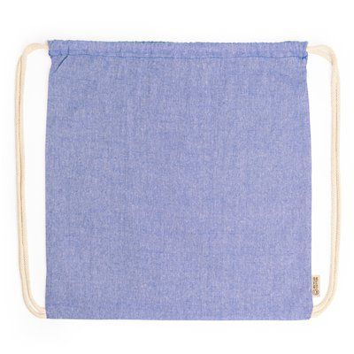 Mochila cuerdas de algodón reciclado 120 g/m² Royal