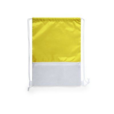 Mochila Cuerdas Bicolor Poliéster 210D Amarillo
