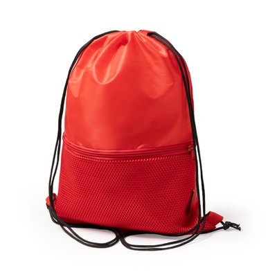 Mochila de cuerdas con bolsillo acolchado