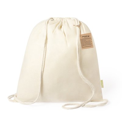Mochila de cuerdas ecológica resistente de algodón orgánico