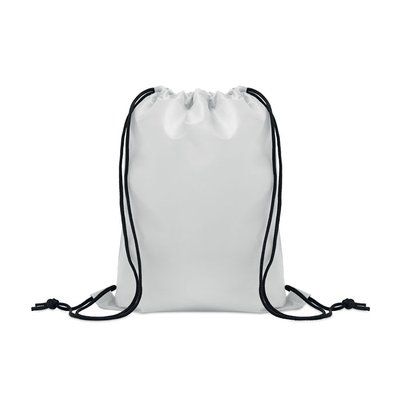 Mochila de cuerdas infantil RPET Blanco