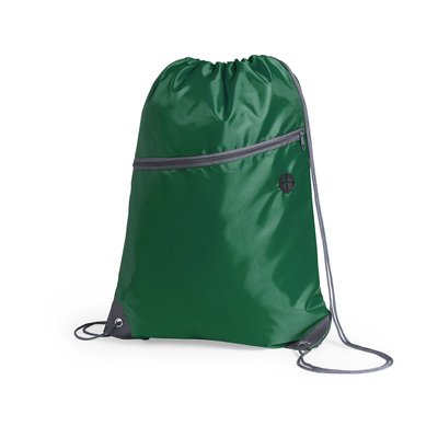 Mochila cuerdas en poliéster con salida auriculares y bolsillo