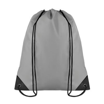 Mochila Cuerdas Reforzada 190T Gris