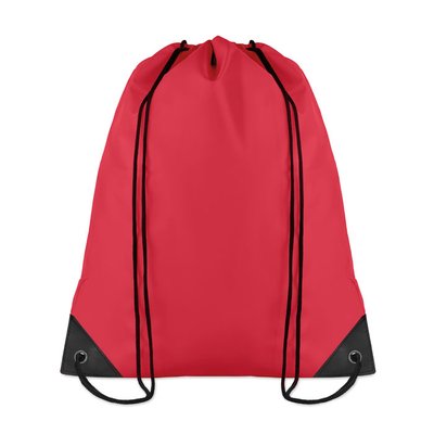 Mochila Cuerdas Reforzada 190T Rojo