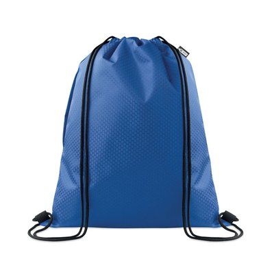 Mochila de cuerdas RPET 420D con bolsillo y carga 5 kg Azul Royal