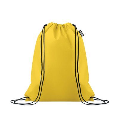 Mochila de cuerdas RPET 80 gr/m² Amarillo