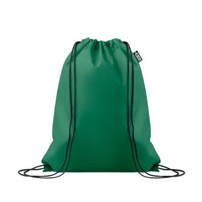 Mochila de cuerdas RPET 80 gr/m² Verde Oscuro