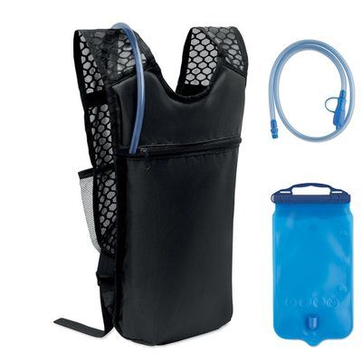 Mochila deportiva con bolsa 1,5L para agua y tubo PVC