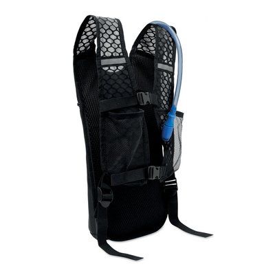 Mochila deportiva con bolsa 1,5L para agua y tubo PVC