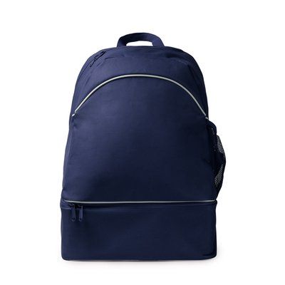 Mochila deportiva con cajón zapatillero Marino