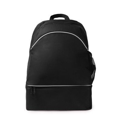 Mochila deportiva con cajón zapatillero Negro