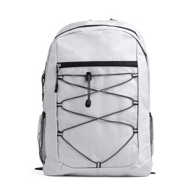 Mochila deportiva de poliéster 600D Blanco