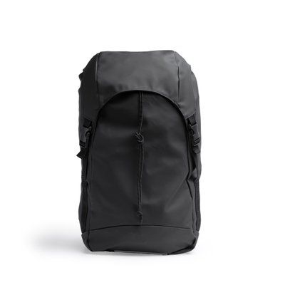 Mochila ejecutiva 20L de PU con solapa Negro