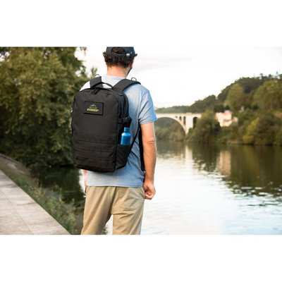 Mochila estilo militar en poliéster reciclado