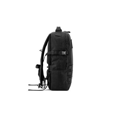 Mochila estilo militar en poliéster reciclado