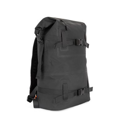 Mochila impermeable con correas de compresión Black