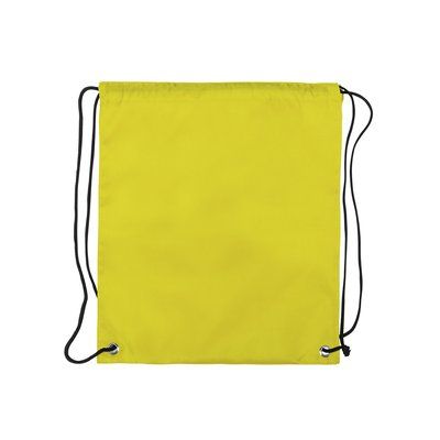 Mochila infantil de poliéster con cuerdas color negro Ama
