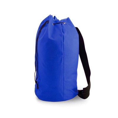 Mochila macuto de poliéster con tirante 2 en 1 Azul