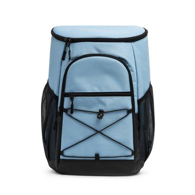 Mochila nevera con poliéster Ripstop Celeste
