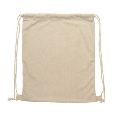 Mochila de pana con cuerdas Crudo