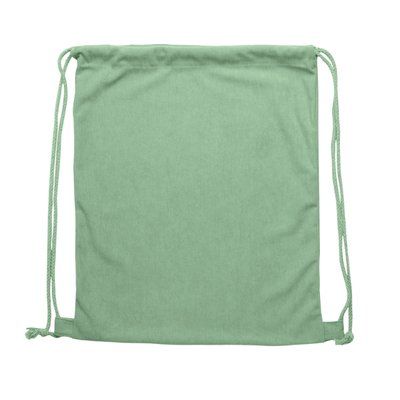 Mochila de pana con cuerdas VERDE SALVIA TALLA ÚNICA ADULTO