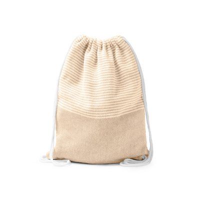 Mochila pareo de algodón 180g Crudo Talla Única Adulto