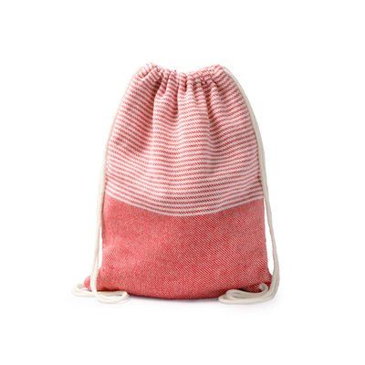 Mochila pareo de algodón 180g Rojo Talla Única Adulto
