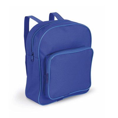 Mochila pequeña con asas de cinta Azul