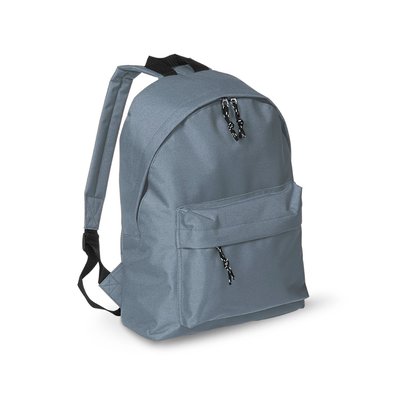 Mochila pequeña en resistente poliéster Gri