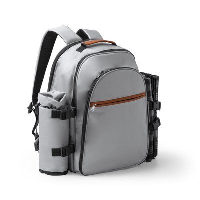 Mochila picnic con accesorios y manta