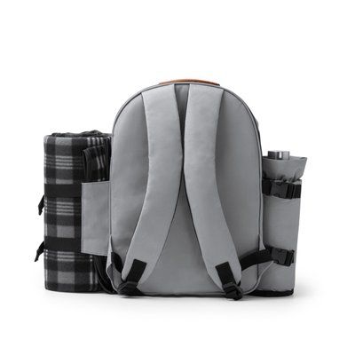 Mochila picnic con accesorios y manta