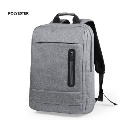Mochila plana para portátil de 15' en poliéster