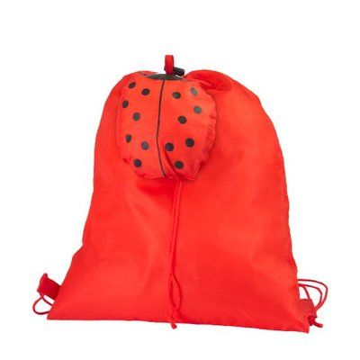 Mochila Plegable Animales 190T Mariquita