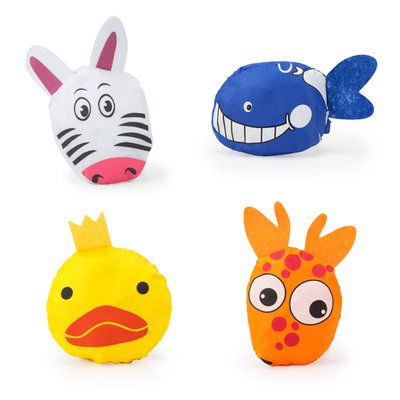 Mochila plegable infantil con diseño de animales
