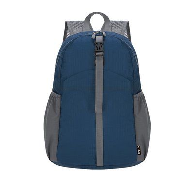 Mochila Plegable RPET con Bolsillos Mar