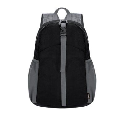 Mochila Plegable RPET con Bolsillos Neg