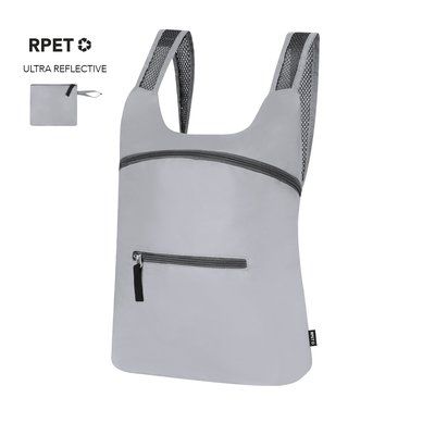 Mochila plegable RPET reflectante