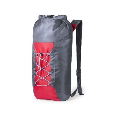 Mochila plegable técnica personalizada de poliéster y ripstop Rojo