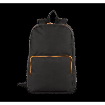 Mochila Poliéster Acolchada Black / Orange