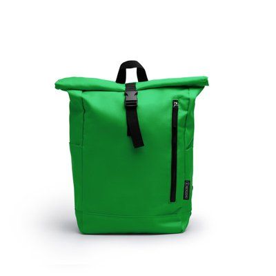 Mochila de poliéster apertura extensible Verde Helecho