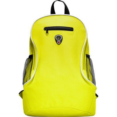Mochila de poliéster con asas Amarillo